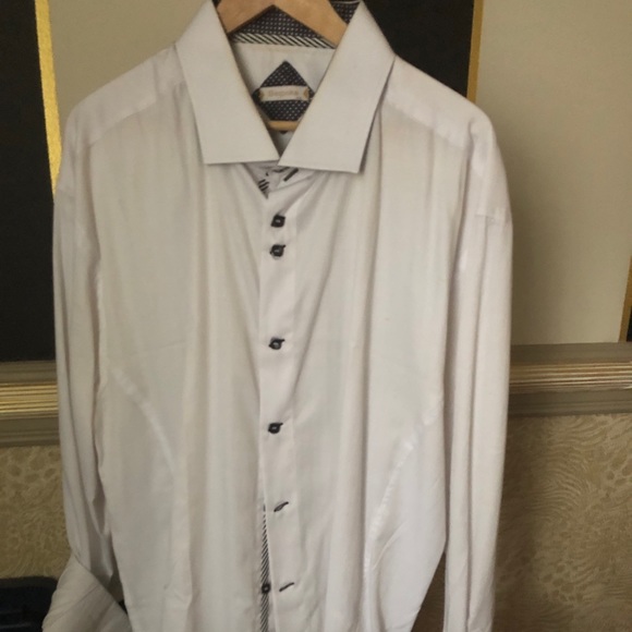 4x mens white dress shirt